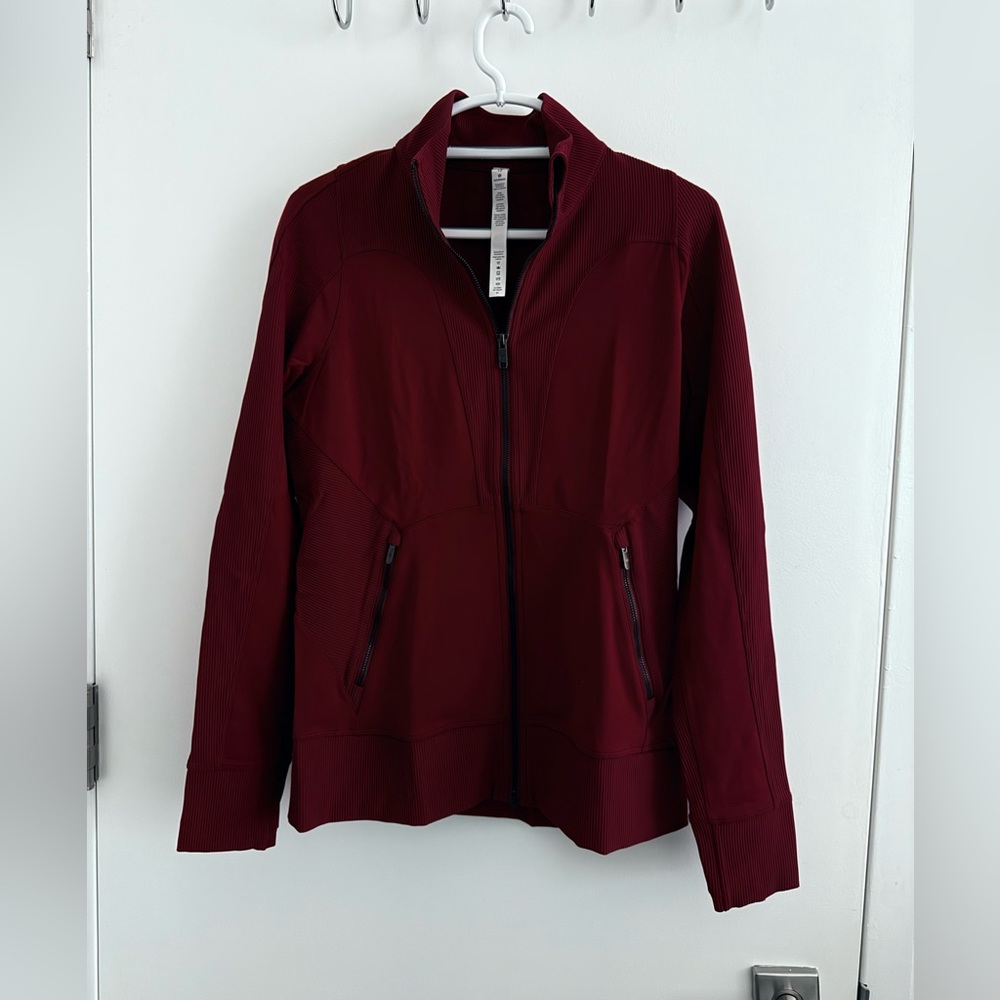 lululemon athletica Burgundy Bomber Jacket